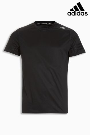 Black adidas Run Response Short Sleeve Tee